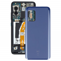 Coque arrière en verre avec adhésif pour Asus Zenfone 8 ZS590KS (Bleu foncé)