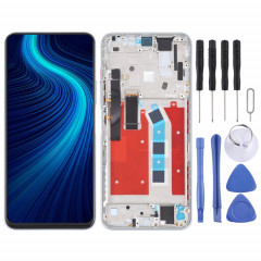 Écran LCD et numériseur Assemblage complet avec cadre pour l'honneur X10 Pro (argent)