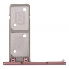 Plateau de carte SIM + plateau de carte SIM pour Sony Xperia XA1 Ultra / Xperia XA1 (rose)