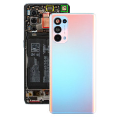 Couverture arrière de la batterie d'origine pour OPPO RENO5 PRO 5G PDSM00, PDST00, CPH2201 (Orange)