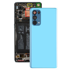 Couverture arrière de la batterie d'origine pour OPPO Reno5 Pro 5G PDSM00, PDST00, CPH2201 (bleu)