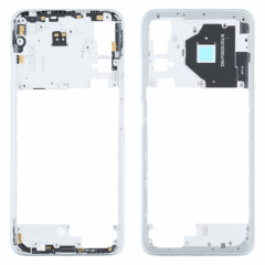 Plaque de lunette centrale originale pour Xiaomi Redmi Note 10 5G / Redmi Note 10T 5G M2103K19G, M2103K19C (Blanc)