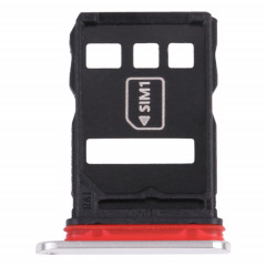 Bac de carte NM + Plateau de carte SIM pour Huawei Mate 40e 4G (argent)
