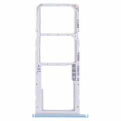 Plateau de carte SIM + plateau de carte SIM + plateau de carte micro SD pour l'honneur 9a (bleu)