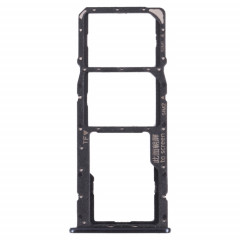 Plateau de carte SIM + plateau de carte SIM + plateau de carte micro SD pour Huawei Y7 PRO 2018 (Noir)