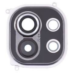 Cadre de lentille de caméra arrière pour xiaomi mi 11 m2011k2c, m2011k2g (gris)
