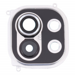 Cadre d'objectif de caméra arrière pour xiaomi mi 11 m2011k2c, m2011k2g (argent)