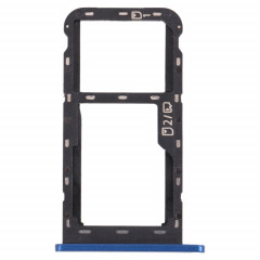 Plateau de carte SIM + Bac de carte Micro SD pour ZTE Blade A51 (Bleu)