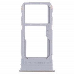 Pour vivo Y76s V2156A plateau de carte SIM + plateau de carte SIM/plateau de carte Micro SD (argent)