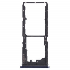 Pour vivo Y20G / Y20s (G) Plateau de carte SIM + Plateau de carte SIM + Plateau de carte Micro SD (Noir)