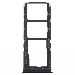 Pour vivo Y11s V2028 Plateau de carte SIM + Plateau de carte SIM + Plateau de carte Micro SD (Noir)