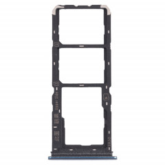 Pour vivo Y11s V2028 Plateau de carte SIM + Plateau de carte SIM + Plateau de carte Micro SD (Bleu)