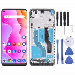 Écran LCD TFT pour TCL 10L / 10 Lite T770H Assemblage complet du numériseur avec cadre (Argent)