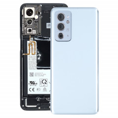 Pour OnePlus 9RT 5G MT2110 MT2111 Couvercle arrière de batterie en verre d'origine avec objectif d'appareil photo (Nano Silver)