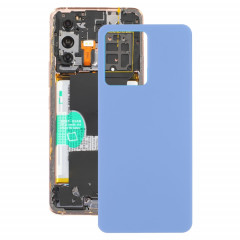 Pour vivo S12 / V23 5G V2162A V2130 Couvercle arrière de la batterie en verre (Bleu)