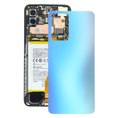 Pour OPPO Reno7 5G Chine Couvercle arrière de la batterie en verre (Bleu)
