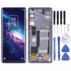 Écran LCD d'origine pour TCL 20 Pro 5G T810H Digitizer Assemblage complet avec cadre (Noir)