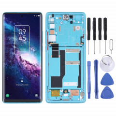 Écran LCD d'origine pour TCL 20 Pro 5G T810H Digitizer Assemblage complet avec cadre (Bleu)