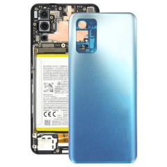 Pour OPPO Realme Q3 Pro 5G / Realme Q3 Pro Carnival Couvercle arrière de la batterie d'origine + Cadre central (Bleu)