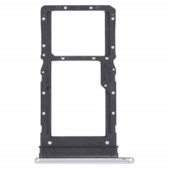 Plateau de carte SIM + plateau de carte SIM / Micro SD Card Tray pour Honor Play 30 Plus (Silver)