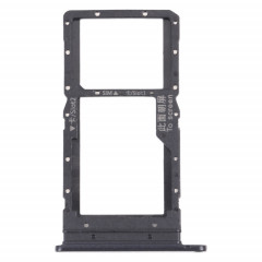 Plateau de carte SIM + plateau de carte SIM / Micro SD Card Tray pour Honor Play 20 (noir)
