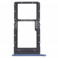 Plateau de carte SIM + plateau de carte SIM / Micro SD Card Tray pour Honor Play 20 (bleu)