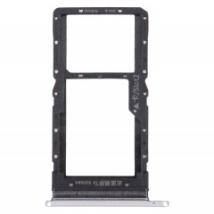 Plateau de carte SIM + plateau de carte SIM / Micro SD Card Tray pour Honor Play 20 (Silver)