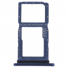 Plateau de carte SIM + plateau de carte SIM / plateau de carte micro sd pour Honor 9x (bleu)