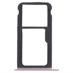 Plateau de carte SIM + plateau de carte SIM / Micro SD Card Tray pour Honor Play 6 (rose)