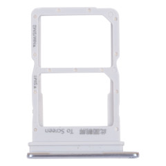 Plateau de carte SIM + plateau de carte SIM pour Huawei Nova 9 SE (argent)