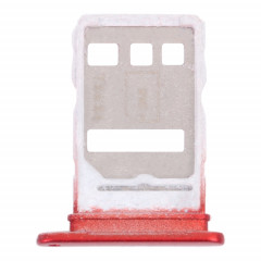 Plateau de carte SIM + plateau de carte sim / nm pour Huawei Y9a (rouge)