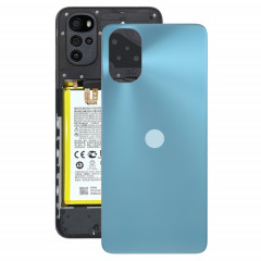 Couvercle arrière de la batterie d'origine pour Motorola Moto G22 (bleu)