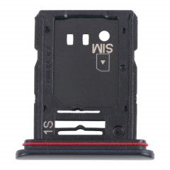 Plateau de carte SIM + plateau de carte micro SD pour Sony Xperia 10 III (noir)