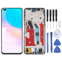 Écran LCD d'origine pour Huawei Nova 8i Digitizer Assemblage complet avec cadre (Violet)