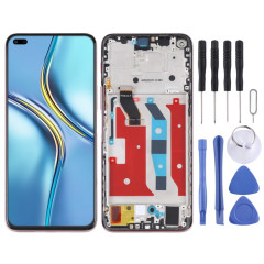 Écran LCD d'origine pour Honor X20 Digitizer Assemblage complet avec cadre (Rose)