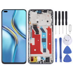 Écran LCD d'origine pour Honor X20 Digitizer Assemblage complet avec cadre (Violet)