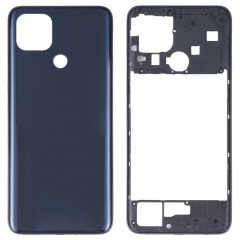 Pour le couvercle arrière de la batterie OPPO A15/A15S/A35 avec cadre central (noir)