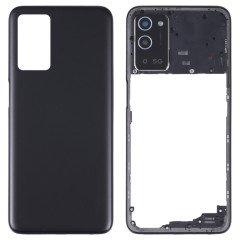 Pour le couvercle arrière de la batterie OPPO A56 5G avec cadre central (noir)