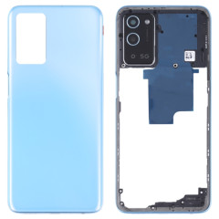 Pour le couvercle arrière de la batterie OPPO A56 5G avec cadre central (bleu)