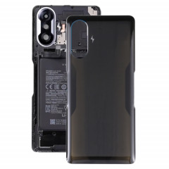 Couvercle arrière de batterie en verre pour Xiaomi Redmi K40 Gaming (noir)