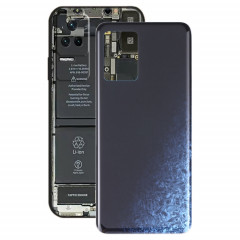 Couvercle arrière de batterie en verre pour Xiaomi Redmi K50 / Redmi K50 Pro (noir)
