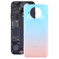 Coque Arrière de Batterie en Verre pour Xiaomi Redmi Note 9 Pro 5G/Mi 10T Lite 5G (Bleu Lac)