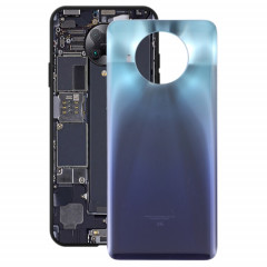 Coque arrière de batterie en verre pour Xiaomi Redmi Note 9 Pro 5G/Mi 10T Lite 5G (Bleu)