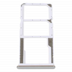 Plateau de carte SIM + plateau de carte SIM + plateau de carte Micro SD pour Xiaomi Redmi Note 11E (argent)