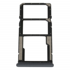 Plateau de carte SIM + plateau de carte SIM + plateau de carte Micro SD pour Xiaomi Redmi 10 5G (noir)
