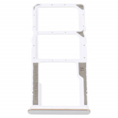 Plateau de carte SIM + plateau de carte SIM + plateau de carte Micro SD pour Xiaomi Poco M4 5G/Poco M4 5G Inde/Redmi Note 11R(Argent)