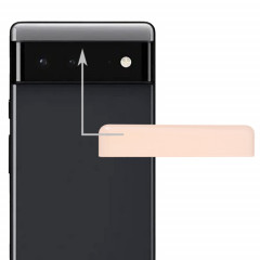 Couverture arrière supérieure avant pour Google Pixel 6 Pro (rose)