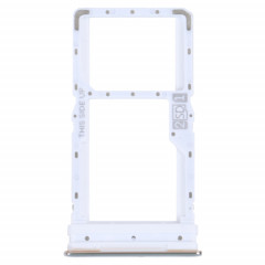 Pour Motorola Moto G52 Plateau de carte SIM + Plateau de carte SIM / Micro SD (Argent)
