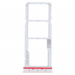 Pour Motorola Moto G32 Plateau de carte SIM + Plateau de carte SIM + Plateau de carte Micro SD (Or)