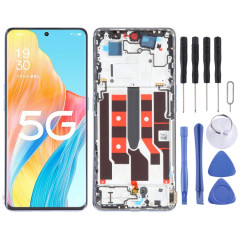 Écran LCD d'origine pour assemblage complet de numériseur OPPO A1 Pro avec cadre (bleu)